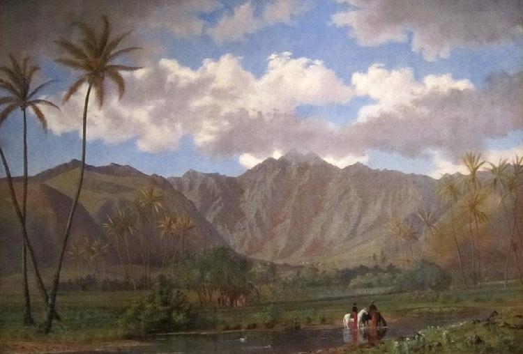 Enoch Wood Perry, Jr. Manoa Valley from Waikiki China oil painting art